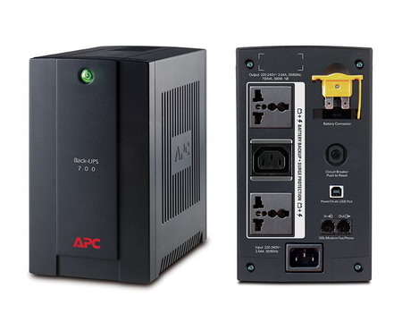 APC Back-UPS BX700U-MS 700VA / 390W / Line Interactive UPS