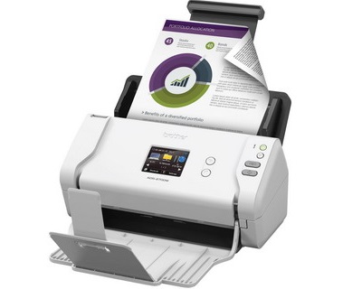 Brother ADS-2700W Wireless A4 Color Document Scanner - 35ppm