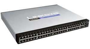 Cisco SLM248G4PS 48-port 10/100 + 4-port Gigabit Smart Switch -