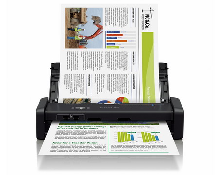 Epson WorkForce DS-360W Wi-Fi Portable Sheet-fed Document Scanne