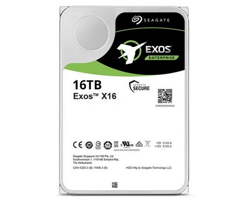 [ST16000NM002G] Seagate Exos X16 16TB 3.5" 512E/4KN SAS