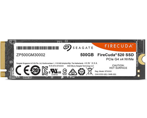 [ZP500GM3A002] Seagate FireCuda 520 SSD 500GB M.2 2280 NVMe