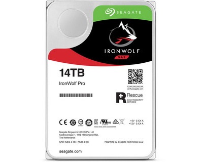 Seagate IronWolf Pro 14TB (ST14000NE0008) Hard Drive for busines