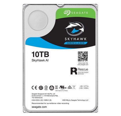 Seagate SkyHawk AI 10TB (ST10000VE0008) Surveillance Hard Drive