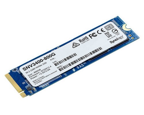 [SNV3400-800G] Synology 800GB M.2 2280 NVMe SSD