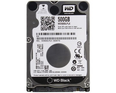 WD Black 500GB (WD5000LPLX) 2.5" Mobile HDD 7200rpm/32MB Cache
