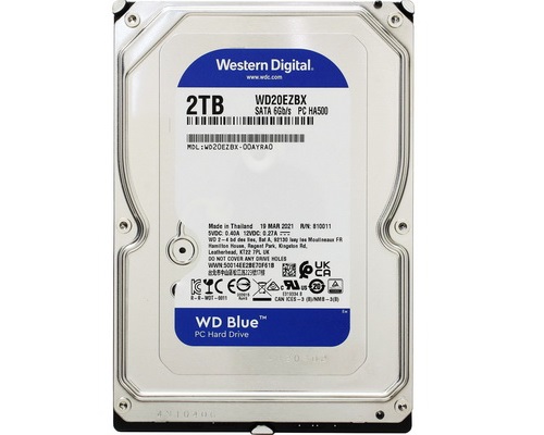 WD Blue 2TB (WD20EZBX) 3.5" PC HDD 7200rpm/256MB Cache