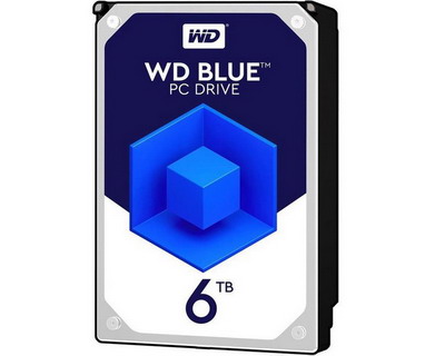 WD Blue 6TB (WD60EZAZ) 3.5" PC HDD 5400rpm/256MB Cache