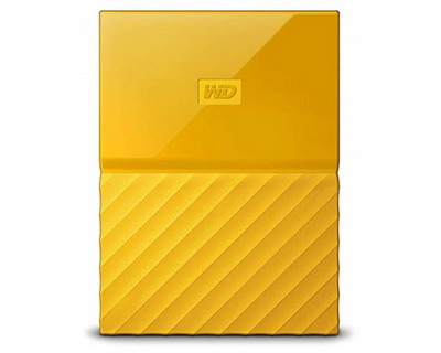 WD My Passport Portable Drive Yellow