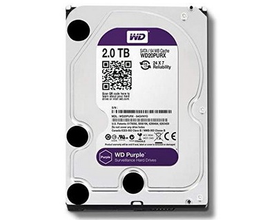 WD Purple 2TB (WD20PURZ) Surveillance Hard Drive
