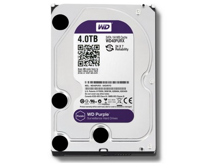 WD Purple 4TB (WD40PURZ) Surveillance Hard Drive