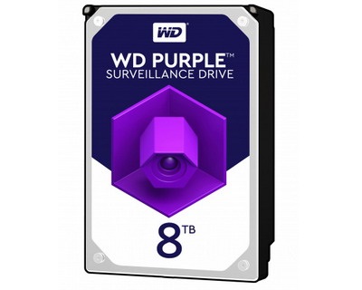 WD Purple 8TB (WD82PURZ) Surveillance Hard Drive / 	7200rpm (Cac