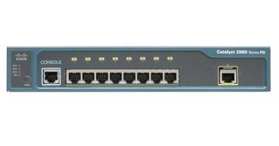 Cisco Catalyst 2960PD-8TT-L 8-Port Switch with 1-Port Gigabit Uplink