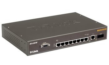 D-LINK DES-3010F Fast Ethernet Switch 8-Port 10/100Base-T + 1000