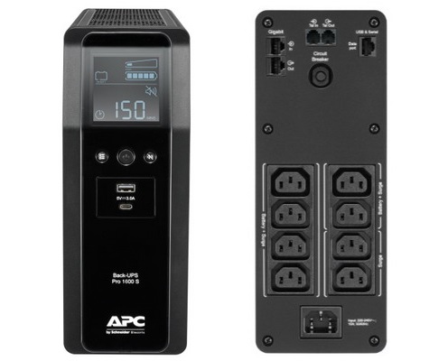 [BR1600SI] APC Back UPS Pro BR 1600VA / 960W, Sinewave,8 Outlets