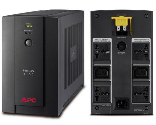 [BX1100LI-MS] APC Back-UPS 1100VA/550W AVR Universal/IEC Sockets