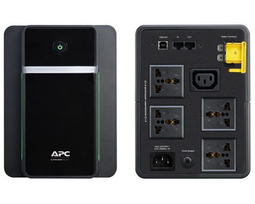 [BX1200MI-MS] APC Back-UPS 1200VA / 650W, Universal+IEC Sockets