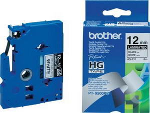 Brother Labeling Tape เทปพิมพ์อักษร HG TAPE สำหรับ PT-9500PC