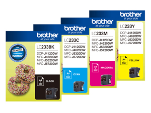 Brother Ink Cartridge / ตลับหมึกอิงค์เจ็ทแท้ สำหรับเครื่องพิมพ์ข