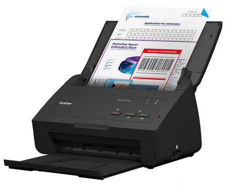 Brother Scanner ADS-2100 , Sheet-Fed A4 Size, Simplex 24 ppm, Du