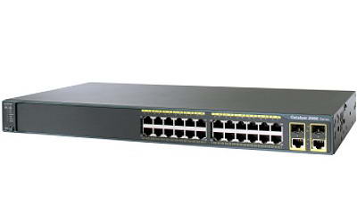 Cisco Catalyst 2960 WS-C2960-24TC-L 24 Ports 10/100 with 2-port