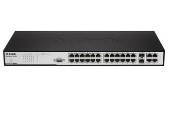 D-LINK DES-3028 Fast Ethernet Switch 24 Ports 10/100Base-T + 4 G