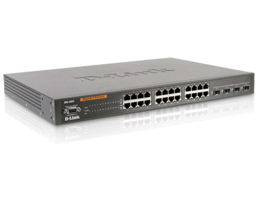 D-LINK DGS-3024 24 Ports L2 10/100/1000Base-T /w SFP+Uplink / Mg