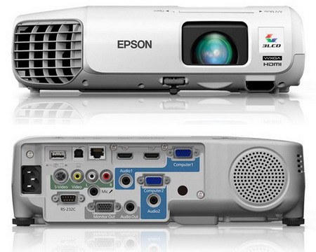 EPSON EB-965 3LCD Projector XGA 1024 x 768 / Brightness 3,500 Lu