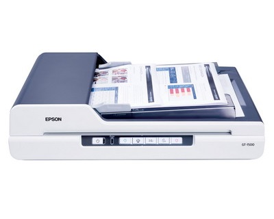 Epson GT-1500 Flatbed Document Scanner / CCD / 1200x2400dpi