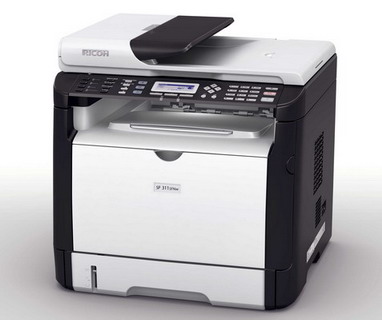 Ricoh Aficio SP 311SFNw Mono Multifunction Printer / 1200x600 dp