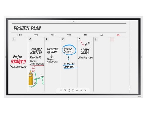 Samsung Flip WM65R 65" (LH65WMRWBGCXXT) Flipboard / E-Board