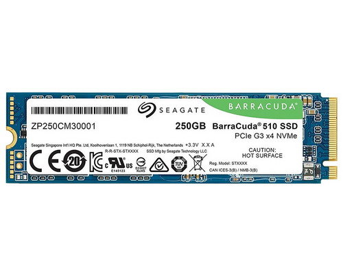 [ZP250CM3A001] Seagate BarraCuda 510 SSD 250GB M.2 2280 NVMe