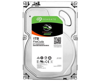 Seagate FireCuda 1TB + 8GB NAND Flash (ST1000DX002) 3.5" Solid S