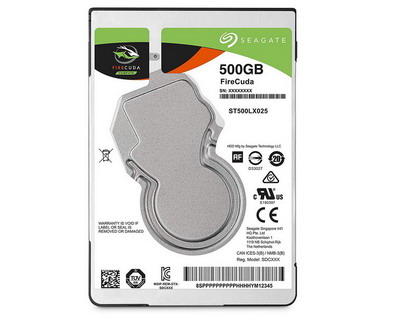 Seagate FireCuda 500GB + 8GB NAND Flash (ST500LX025) 2.5" Solid