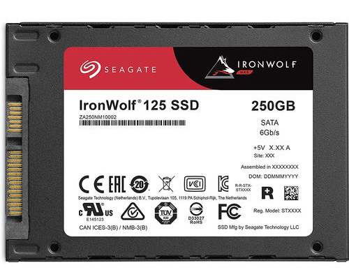 [ZA250NM1A002] Seagate IronWolf 125 SSD for NAS 250GB 2.5" SATA