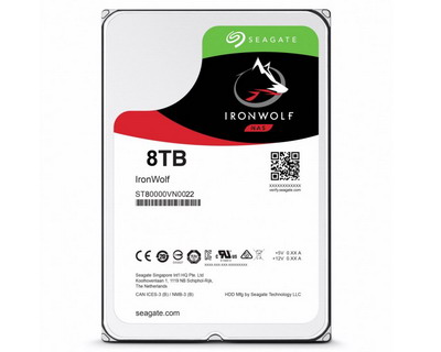 Seagate IronWolf 8TB (ST8000VN004) Hard Drive for NAS 7200RPM Ca