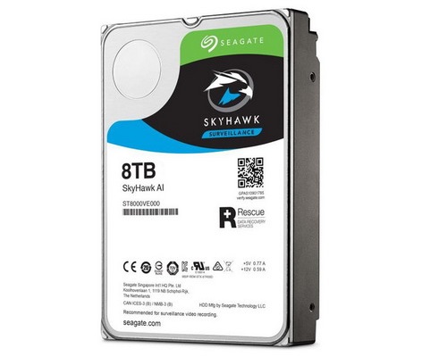 Seagate SkyHawk AI 8TB (ST8000VE000) Surveillance Hard Drive