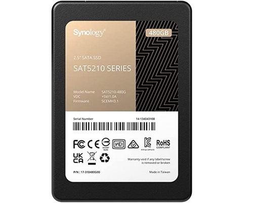 [SAT5210-480G] Synology 480GB Enterprise-grade SSD SATA