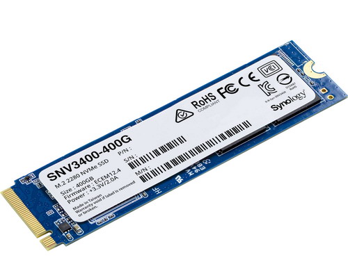 [SNV3400-400G] Synology 400GB M.2 2280 NVMe SSD