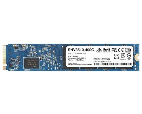 [SNV3510-400G] Synology 400GB M.2 22110 NVMe SSD
