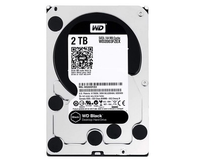 WD Black 2TB (WD2003FZEX) 3.5" Desktop HDD 7200rpm/64MB Cache