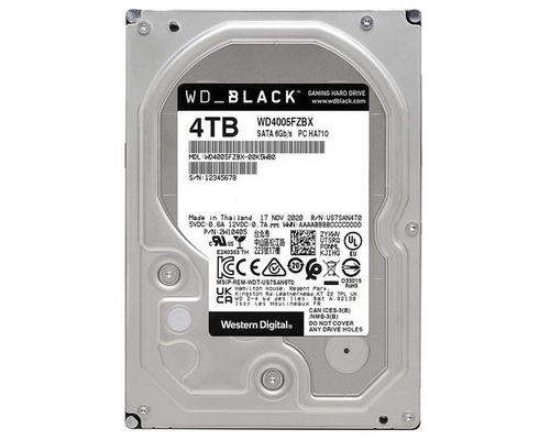[WD6004FZWX] WD Black 6TB 3.5" Gaming HDD 7200rpm Cache 128MB