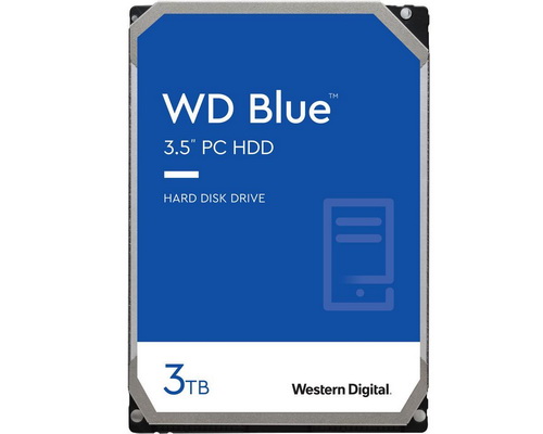 WD Blue 3TB (WD30EZAZ) 3.5" PC HDD 5400rpm/256MB Cache