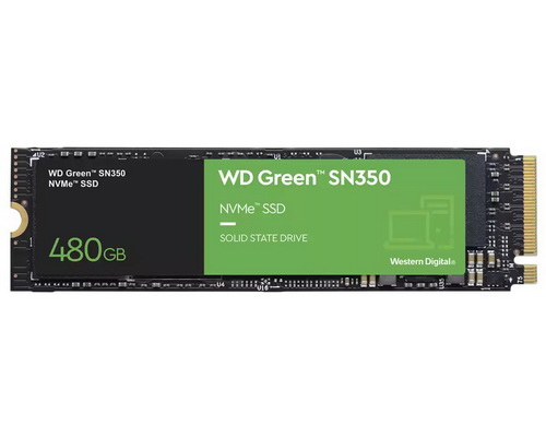 WD Green SN350 NVMe SSD 480GB (WDS480G2G0C) M.2 2280 PCIe