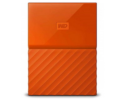 WD My Passport 4TB Orange (WDBYFT0040BOR-WESN) Portable Drive