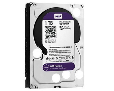 WD Purple 1TB (WD10PURZ) Surveillance Hard Drive