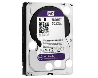 WD Purple 6TB (WD60PURZ) Surveillance Hard Drive