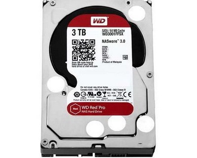 WD Red Pro NAS HDD 3TB (WD3001FFSX) SATA III 6.0Gb/s / 7200RPM /