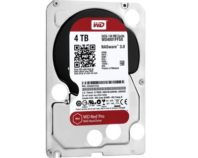 WD Red Pro NAS HDD 4TB (WD4002FFWX) SATA III 6.0Gb/s / 7200RPM /