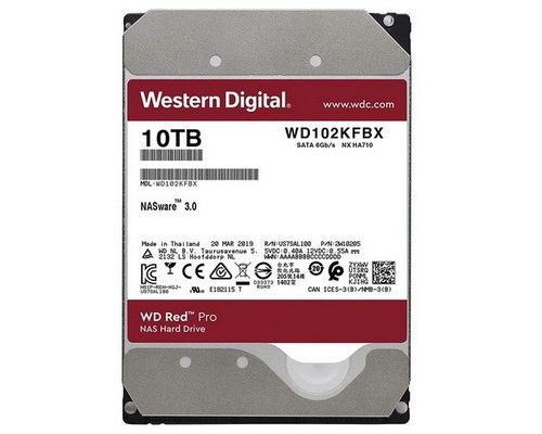 ฮาร์ดดิสก์ [WD102KFBX] WD Red Pro 10TB NAS Hard Drive 3.5